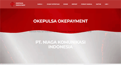 Desktop Screenshot of okepulsa.com
