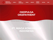 Tablet Screenshot of okepulsa.com